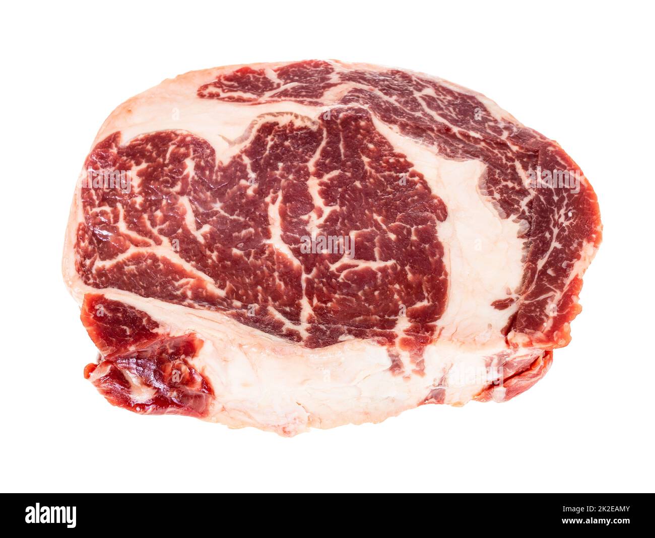 Bistecca di manzo crudo di Aberdeen Angus bull Foto Stock