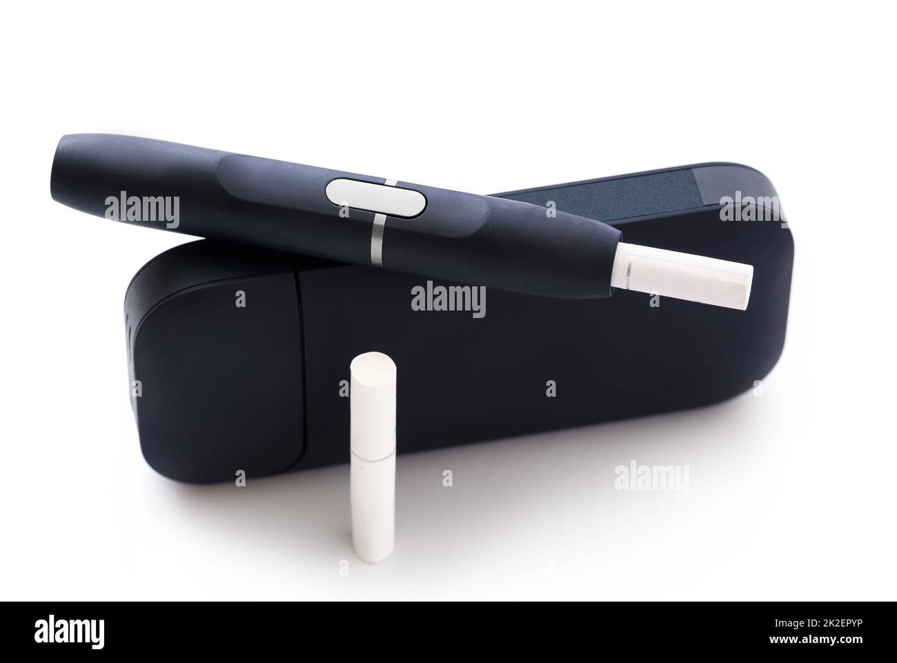 Il sistema di riscaldamento del tabacco è un'alternativa alle sigarette tradizionali Foto Stock