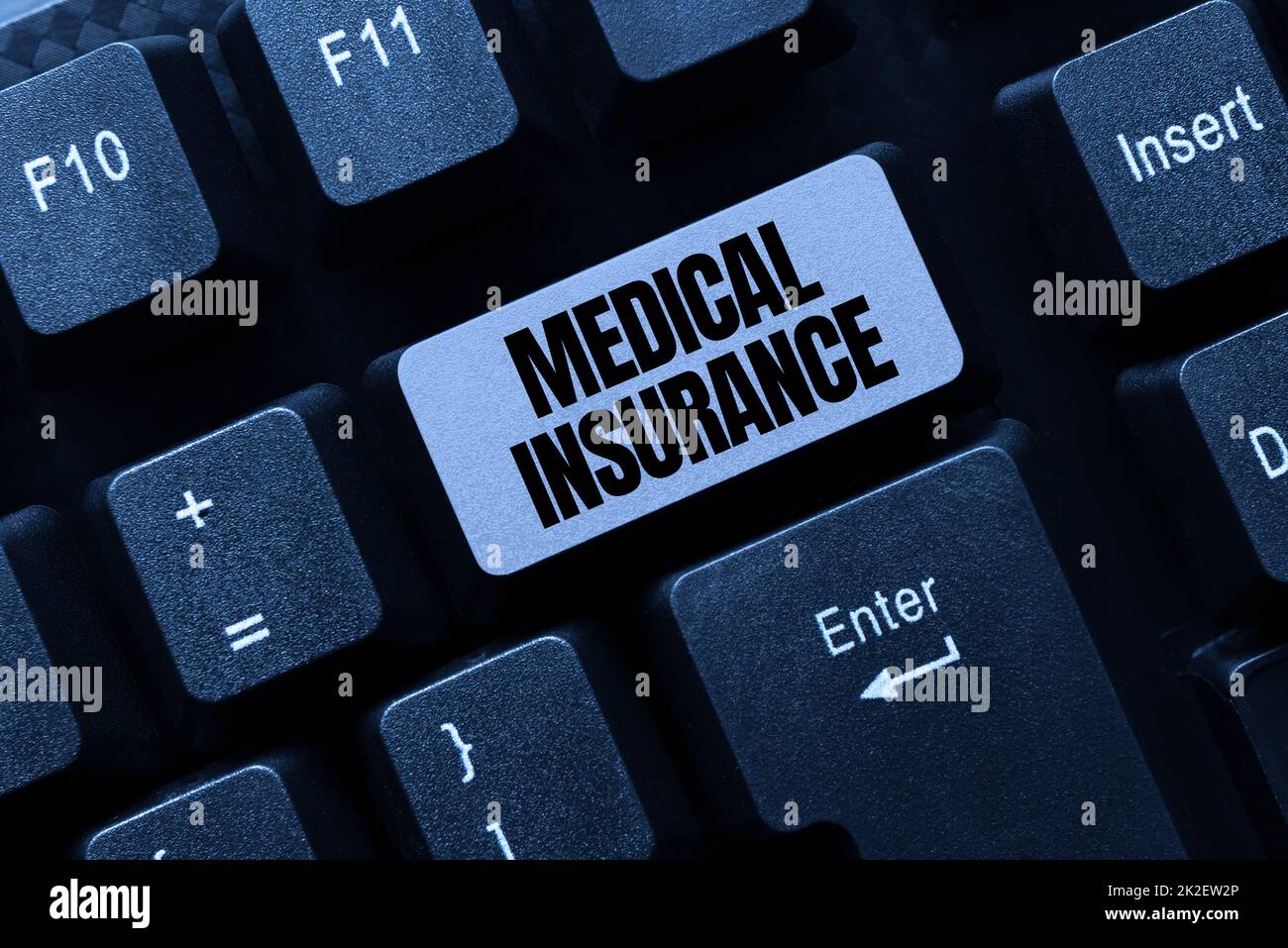 Didascalia concettuale assicurazione medica. Business idea sistema di finanziamento delle spese mediche degli assicurati digitando Daily Reminder Notes, creando Online Scrittura Presentazione Foto Stock