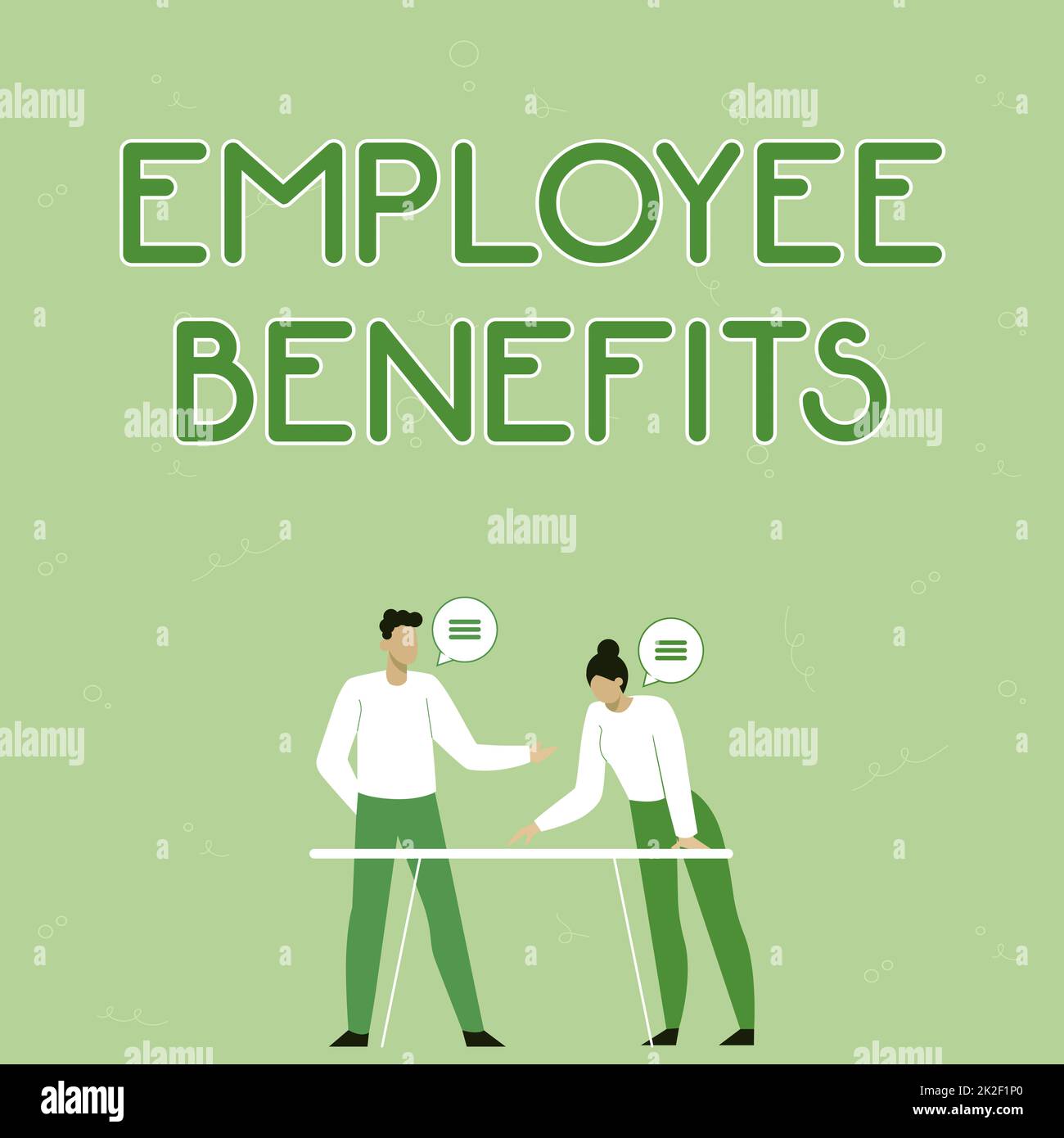 Testo scritto a mano vantaggi per i dipendenti. Foto concettuale compenso indiretto e non in contanti pagato a un dipendente Partner condividere nuove idee per il miglioramento delle competenze strategie di lavoro. Foto Stock