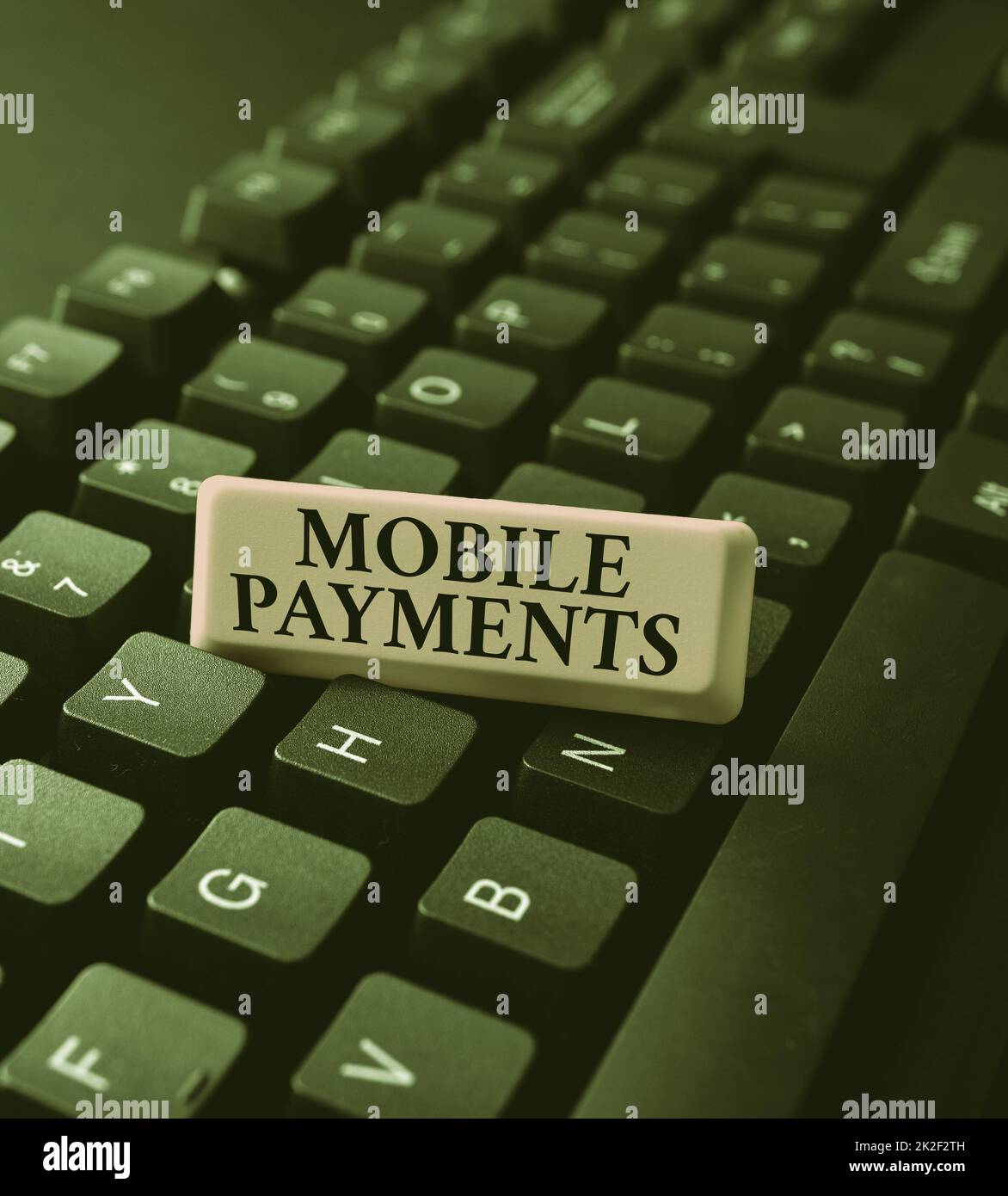 Visualizzazione concettuale dei pagamenti mobili. Business idea denaro pagato per un prodotto tramite un dispositivo elettronico scrivere il contratto di licenza per l'utente finale, digitando Nuova password di rete Foto Stock