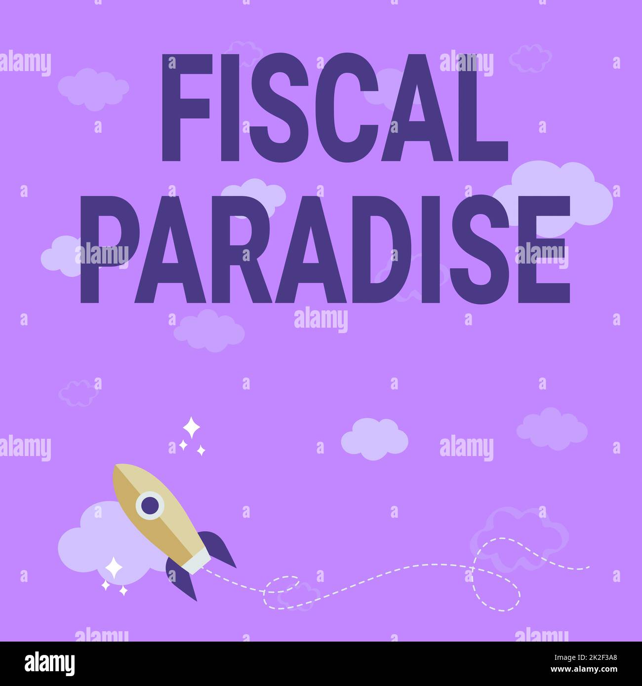 Testo che mostra ispirazione Fiscal Paradise. Concetto del Internet lo spreco di soldi pubblici è una grande preoccupazione la nave del razzo che lancia veloce diritto fino allo spazio esterno. Foto Stock