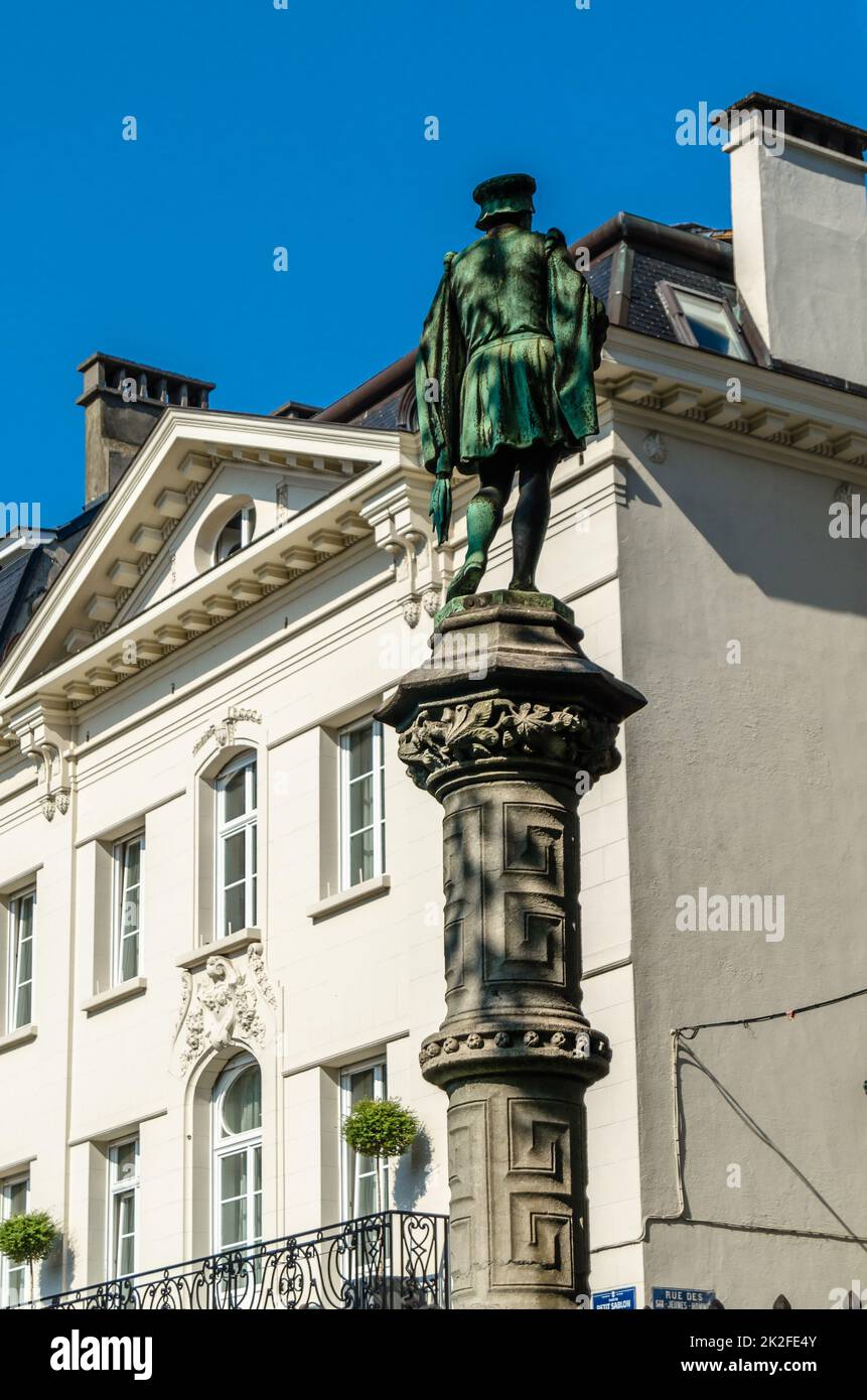 Architettura a Bruxelles, in Belgio Foto Stock