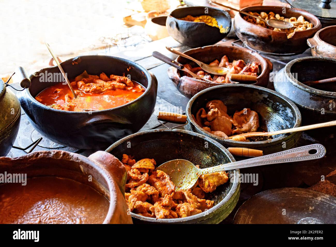 Cucina tradizionale brasiliana Foto Stock