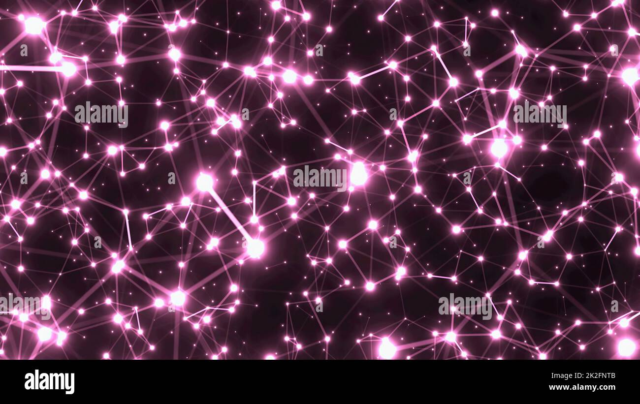 Astratto Plexus tecnologia Scienza e Ingegneria Foto Stock