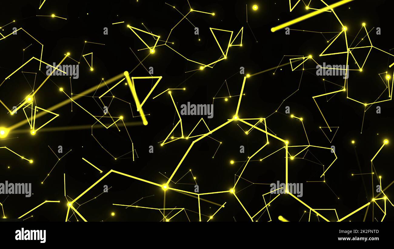 Astratto Plexus tecnologia Scienza e Ingegneria Foto Stock