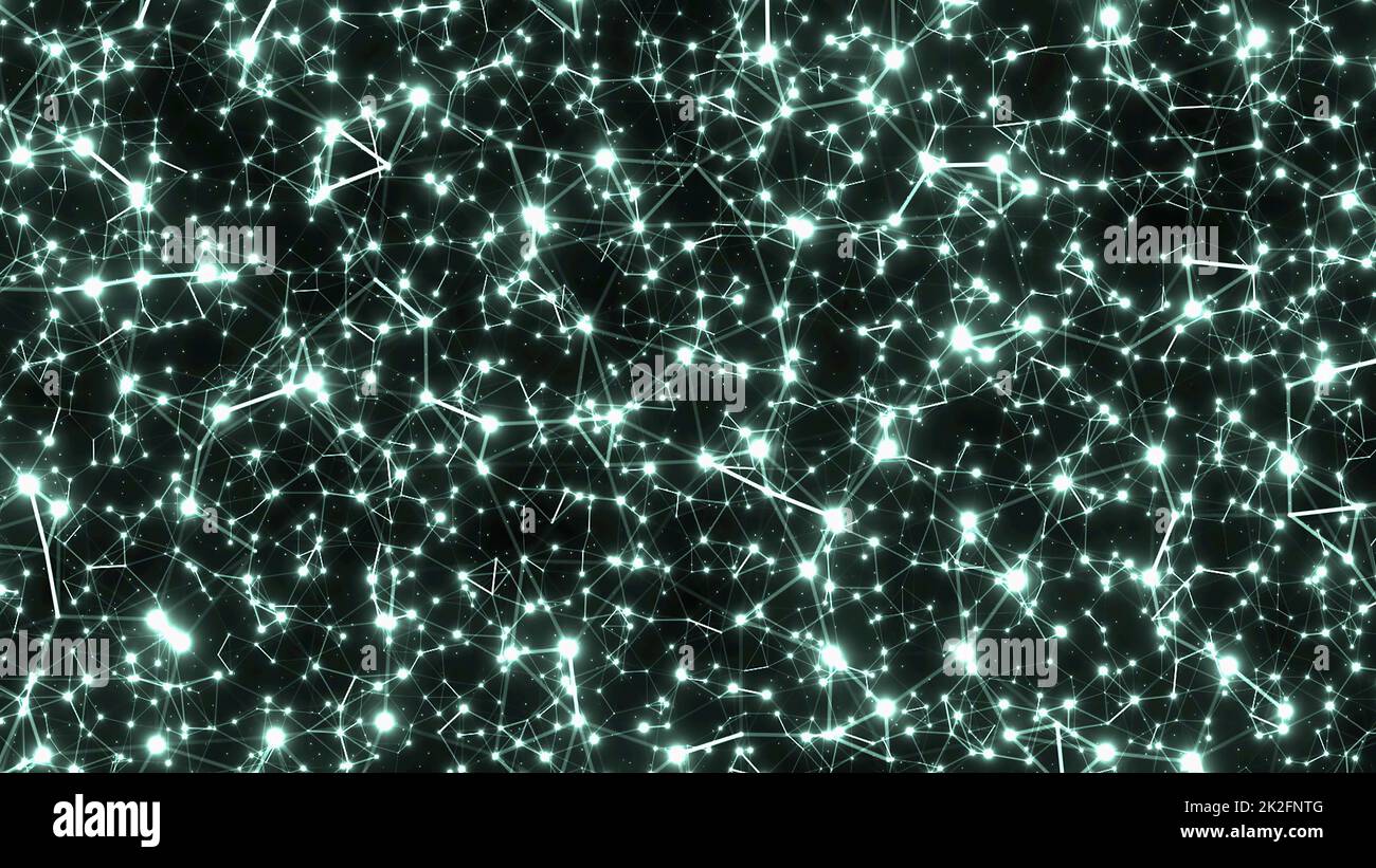 Astratto Plexus tecnologia Scienza e Ingegneria Foto Stock