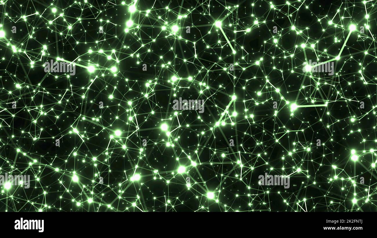 Astratto Plexus tecnologia Scienza e Ingegneria Foto Stock