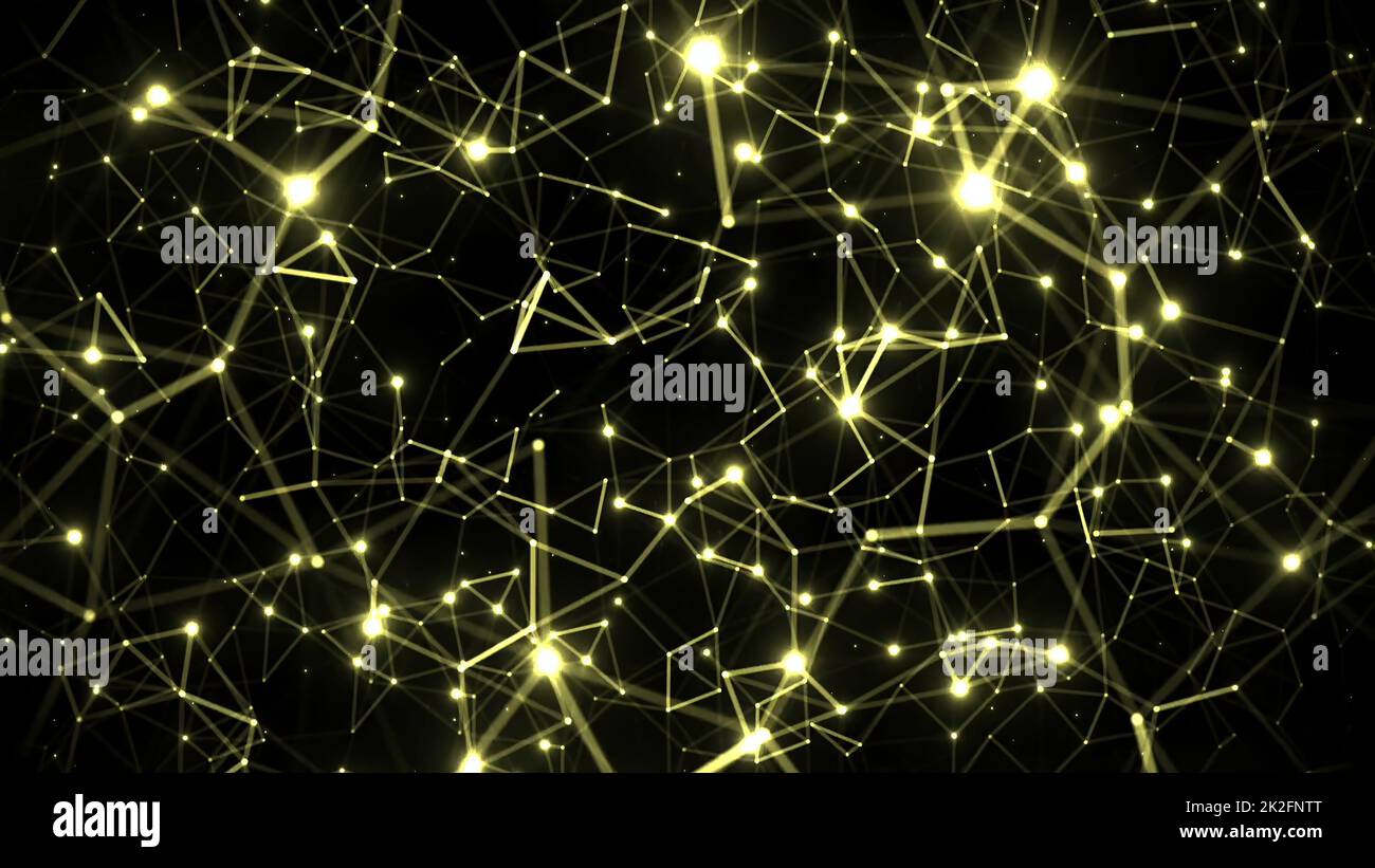 Astratto Plexus tecnologia Scienza e Ingegneria Foto Stock