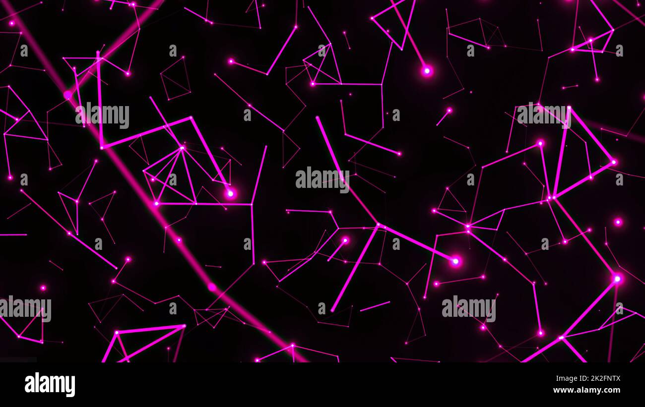Astratto Plexus tecnologia Scienza e Ingegneria Foto Stock
