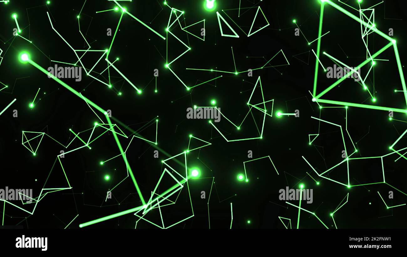 Astratto Plexus tecnologia Scienza e Ingegneria Foto Stock