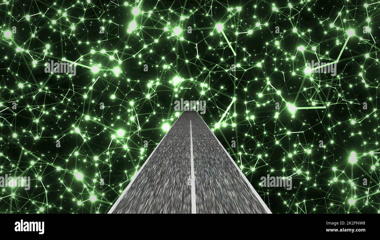 Guidare nel mondo della scienza e dell'ingegneria tecnologica Foto Stock