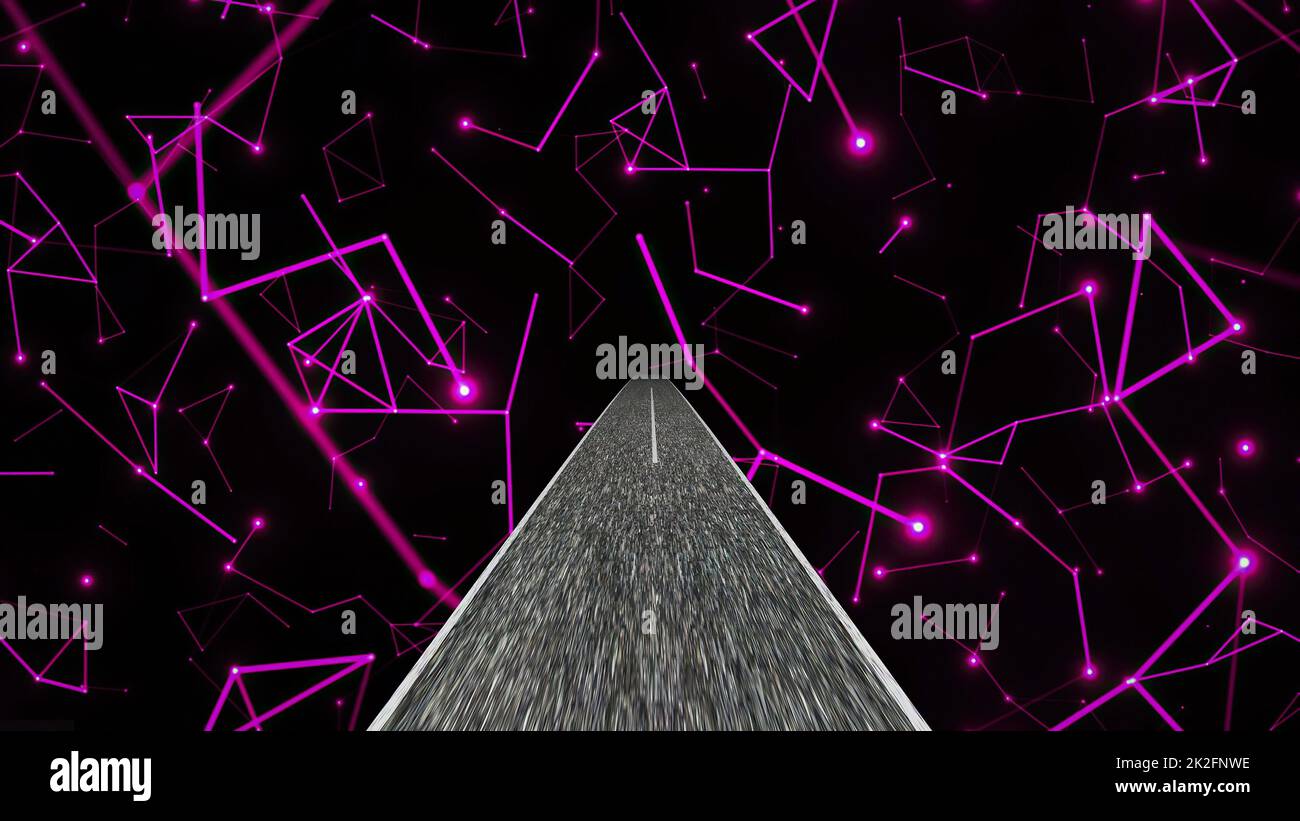 Guidare nel mondo della scienza e dell'ingegneria tecnologica Foto Stock