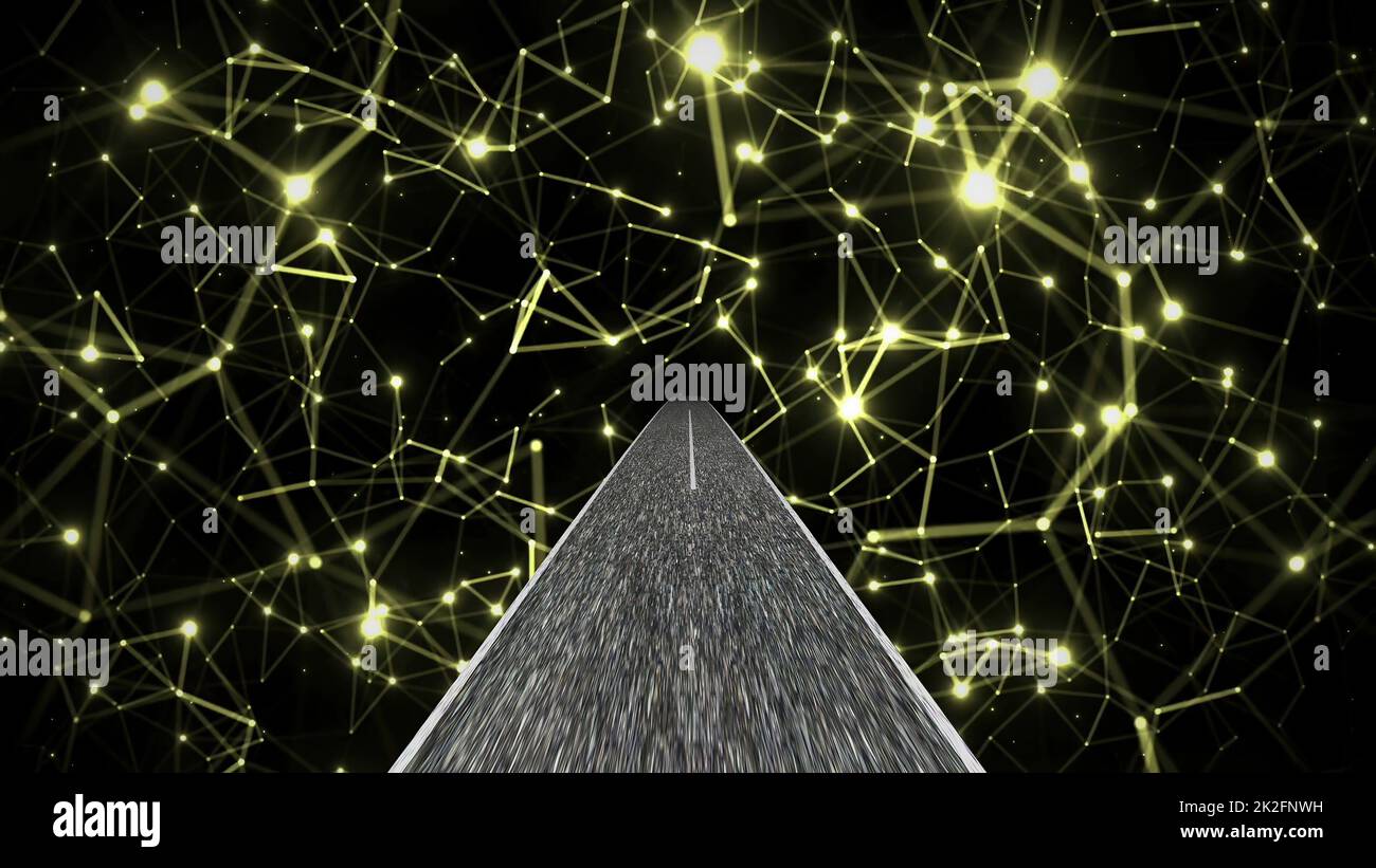 Guidare nel mondo della scienza e dell'ingegneria tecnologica Foto Stock