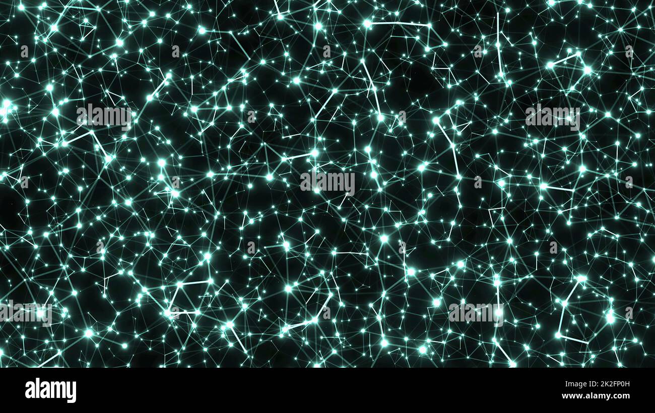Astratto Plexus tecnologia Scienza e Ingegneria Foto Stock