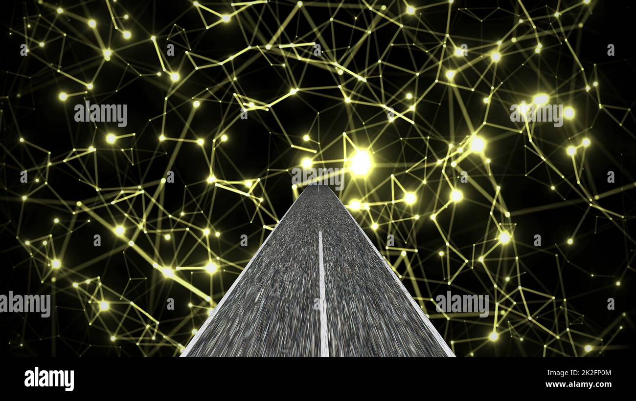 Guidare nel mondo della scienza e dell'ingegneria tecnologica Foto Stock