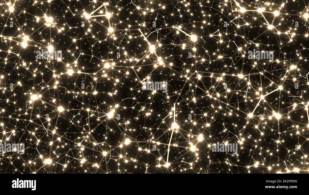 Astratto Plexus tecnologia Scienza e Ingegneria Foto Stock