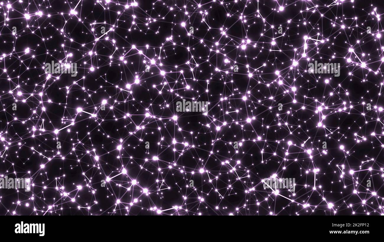 Astratto Plexus tecnologia Scienza e Ingegneria Foto Stock