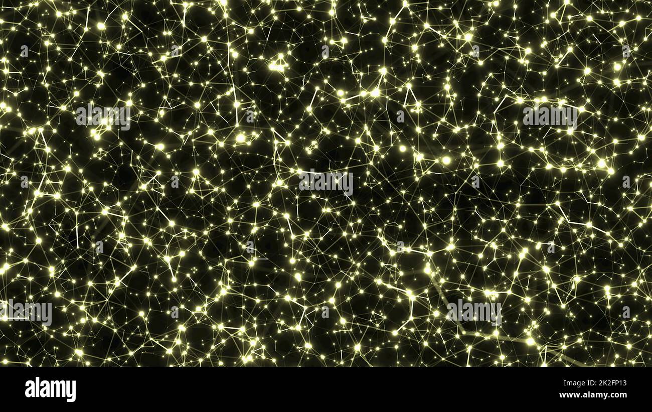 Astratto Plexus tecnologia Scienza e Ingegneria Foto Stock