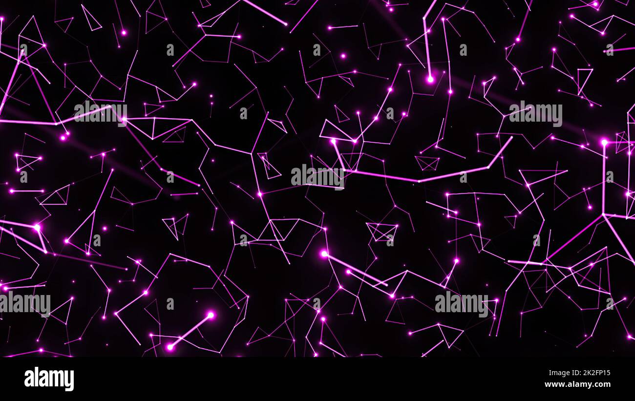 Astratto Plexus tecnologia Scienza e Ingegneria Foto Stock