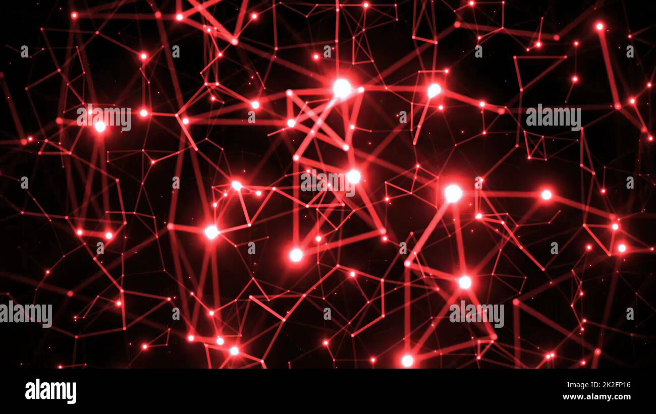 Concetto astratto di scienza tecnologica del plesso Foto Stock