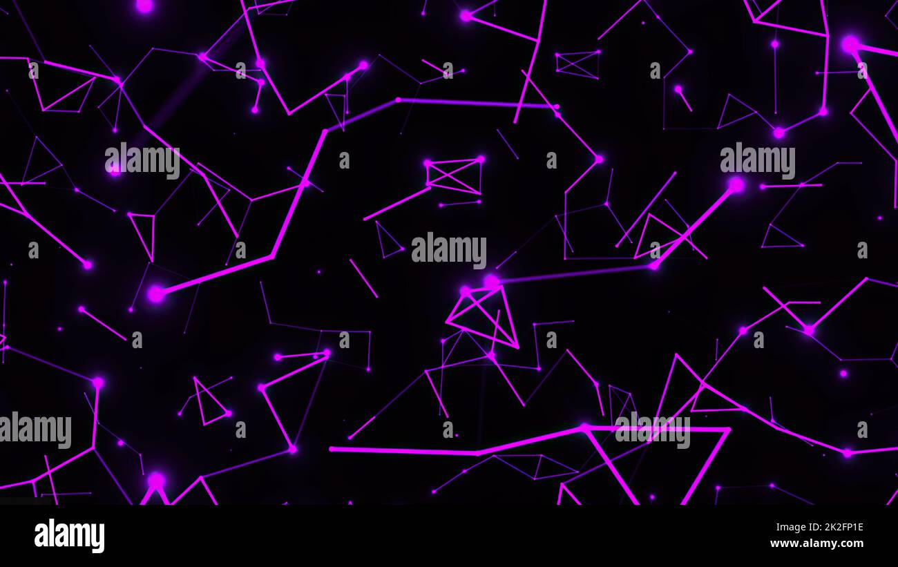 Astratto Plexus tecnologia Scienza e Ingegneria Foto Stock