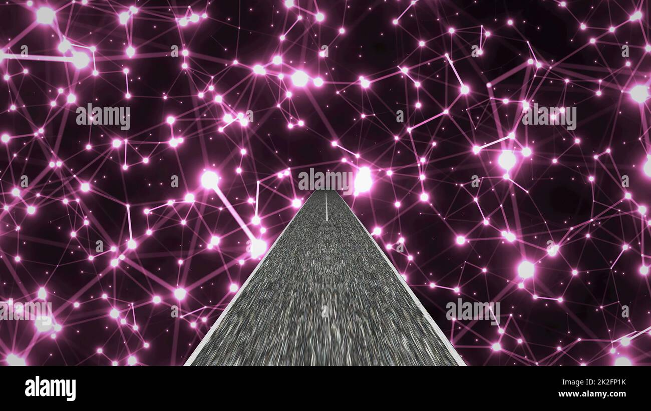 Guidare nel mondo della scienza e dell'ingegneria tecnologica Foto Stock