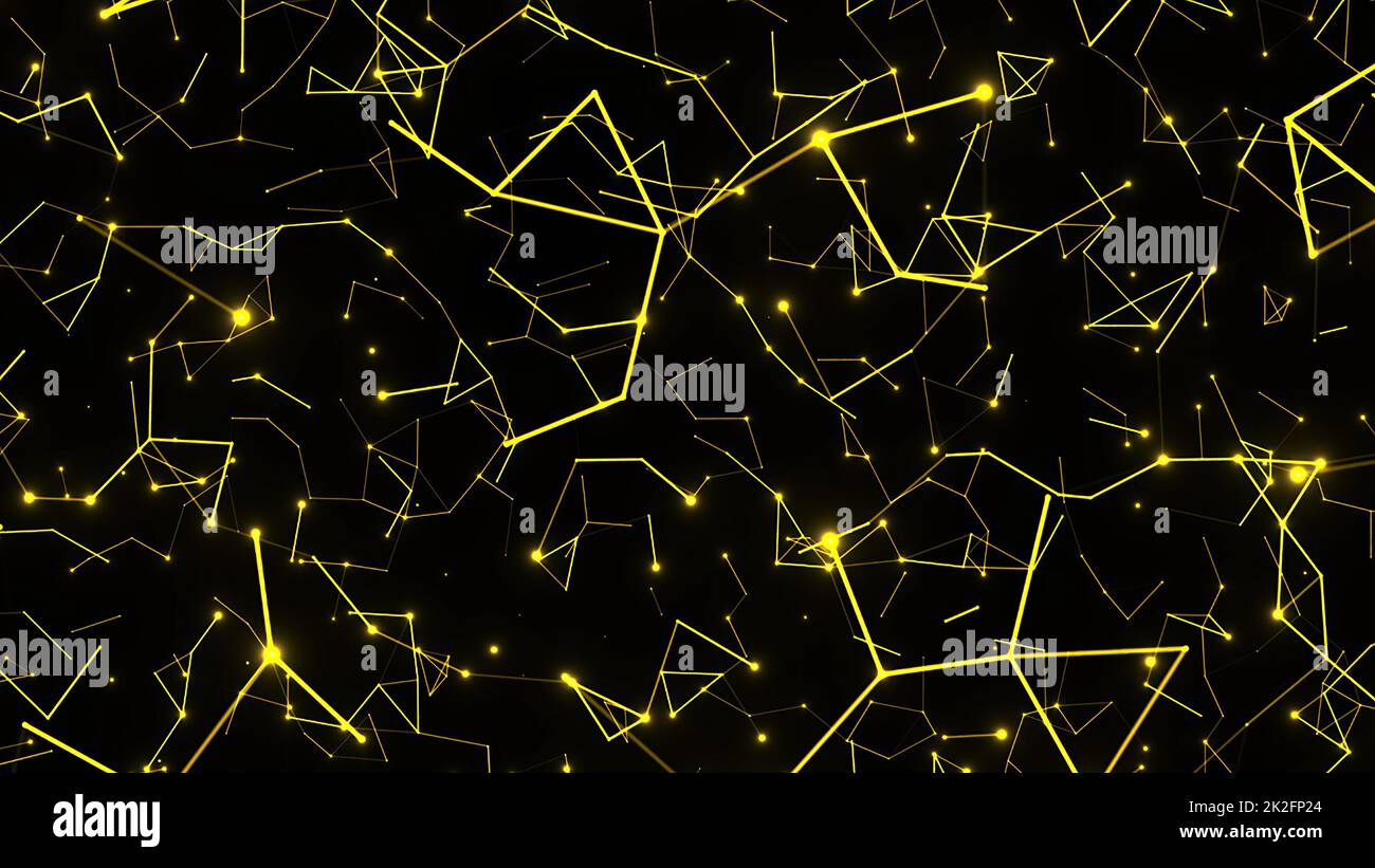 Astratto Plexus tecnologia Scienza e Ingegneria Foto Stock