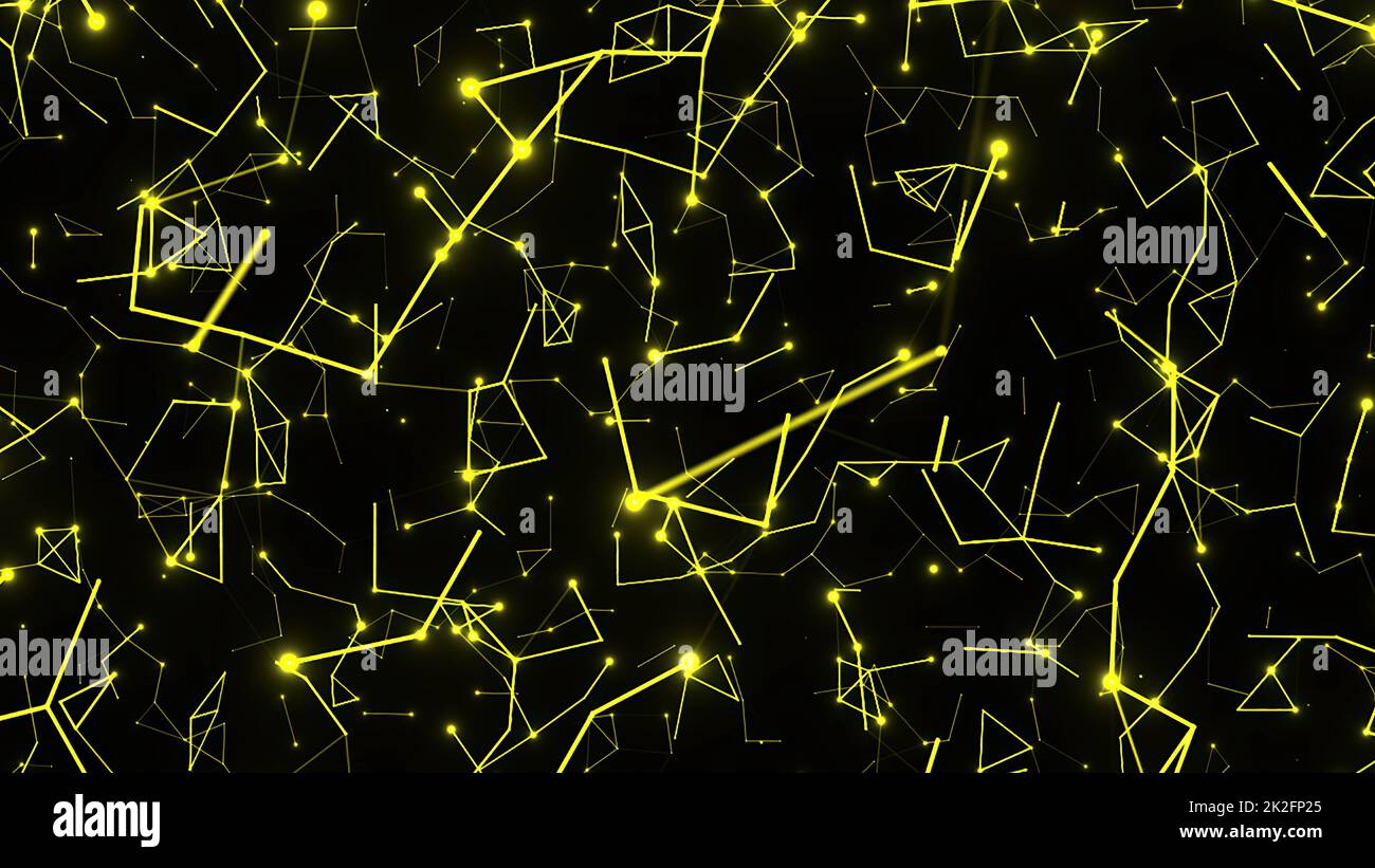 Astratto Plexus tecnologia Scienza e Ingegneria Foto Stock