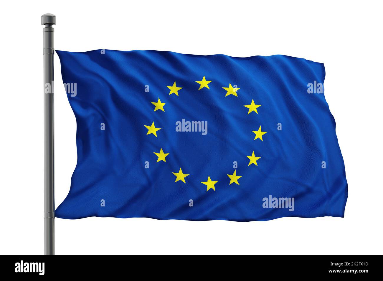 Bandiera dell'Unione europea Foto Stock