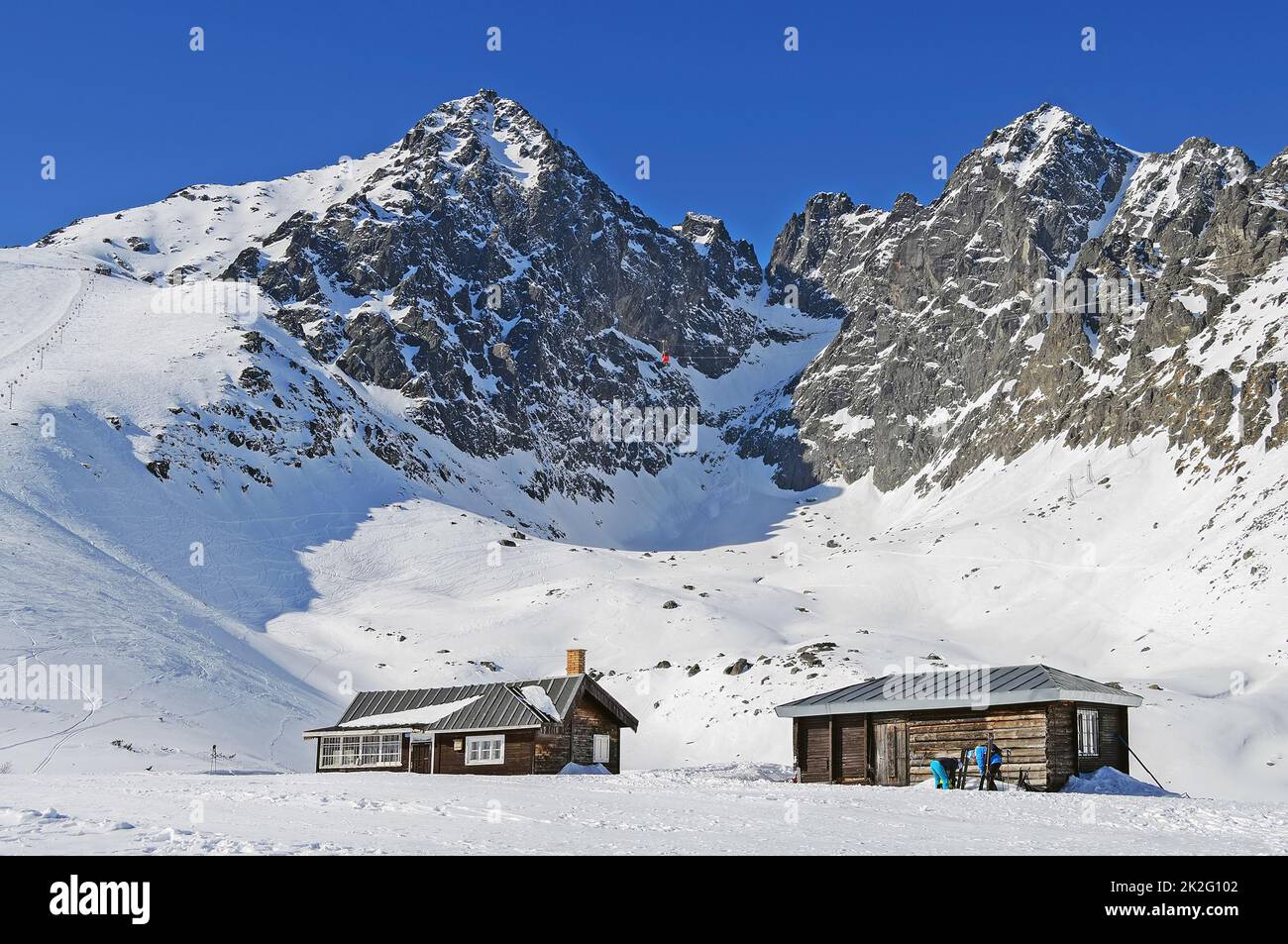 Alti Monti Tatra, Slovacchia Foto Stock