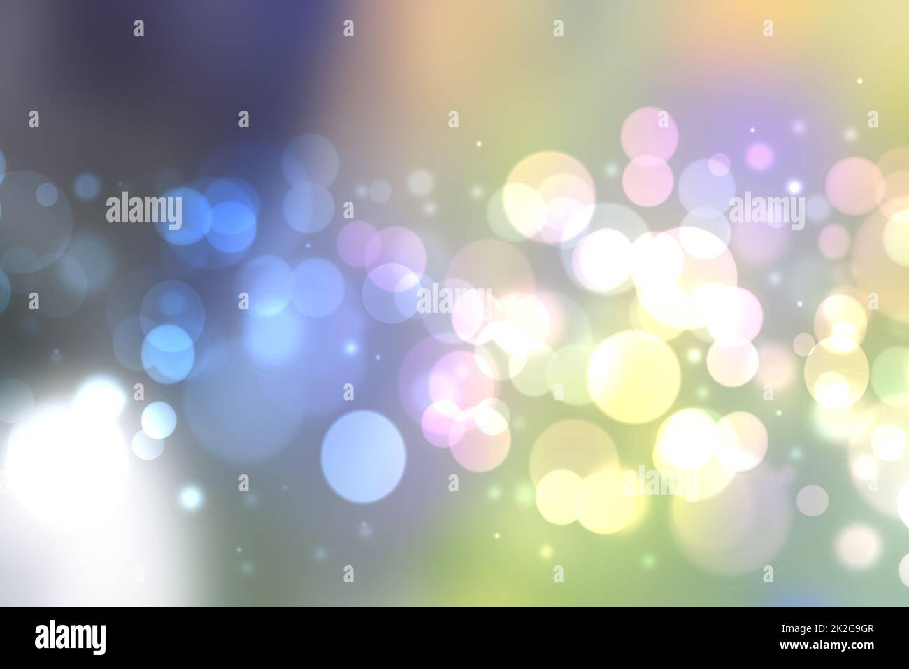 Scena astratta nell'universo. Gradiente astratto da blu scuro a blu chiaro verde rosa viola spazio cosmo sfondo universo con stelle bianche e pianeti. Spazio per il tuo design. Astrologia concettuale una scienza. Foto Stock