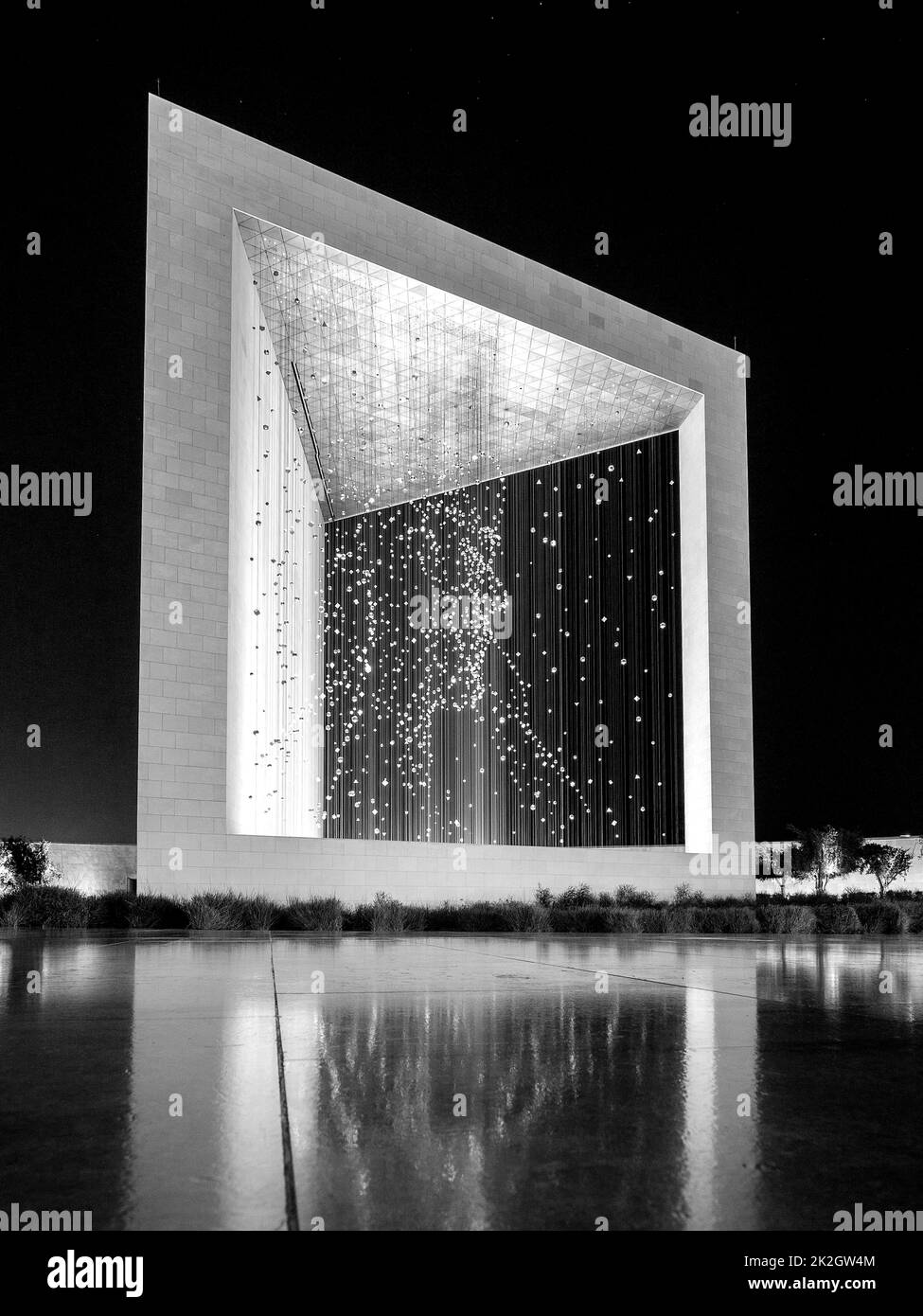 Abu Dhabi, Emirati Arabi Uniti - il Memoriale dei fondatori Foto Stock