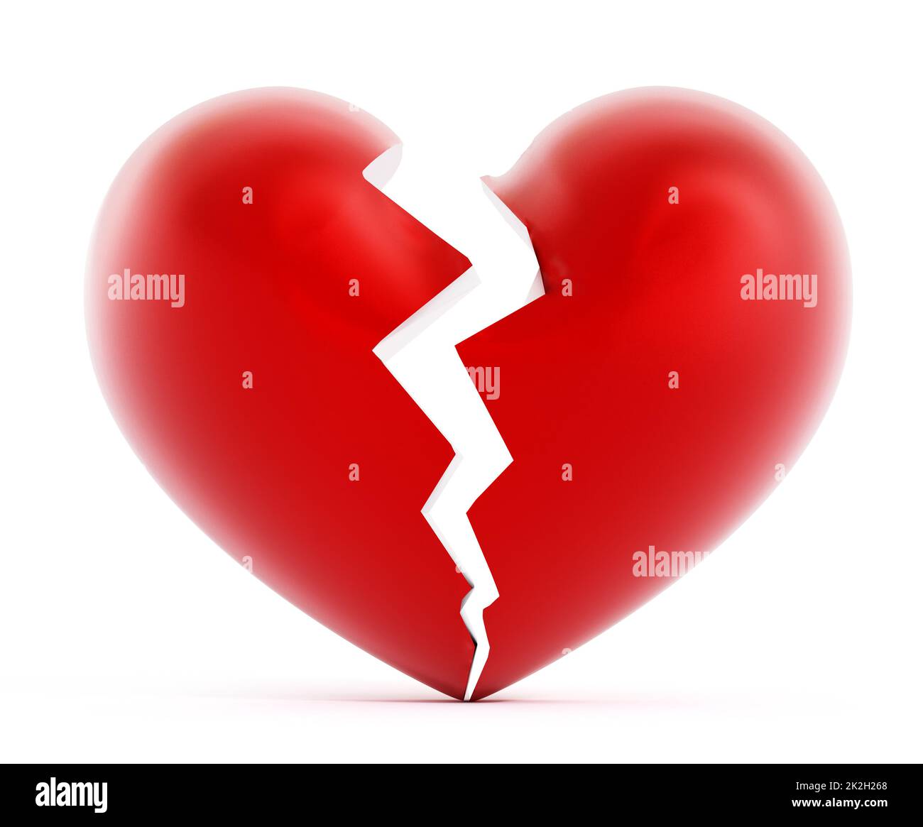 Cuore spezzato Foto Stock