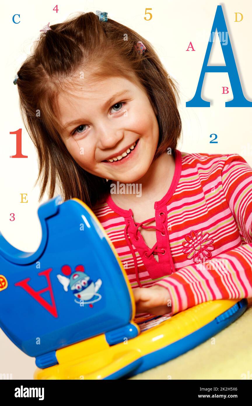 Imparare può anche essere divertente Foto Stock