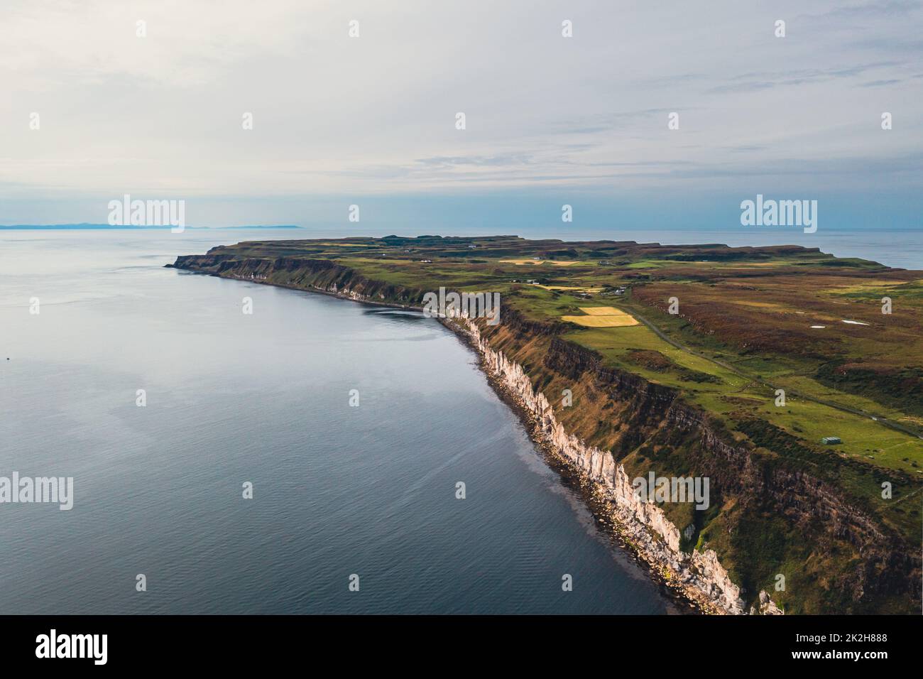 Rathlin isola al largo della costa di Irlanda del Nord Foto Stock