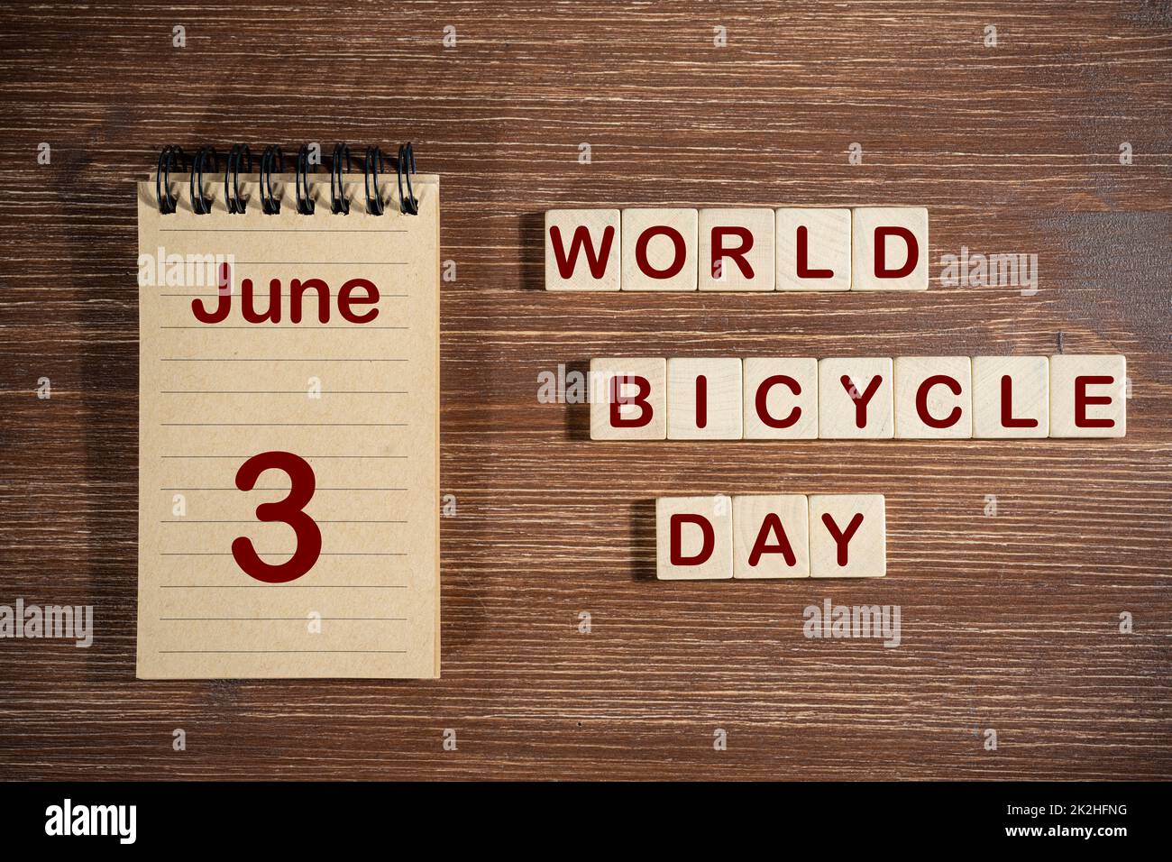Giornata Mondiale della bicicletta Foto Stock