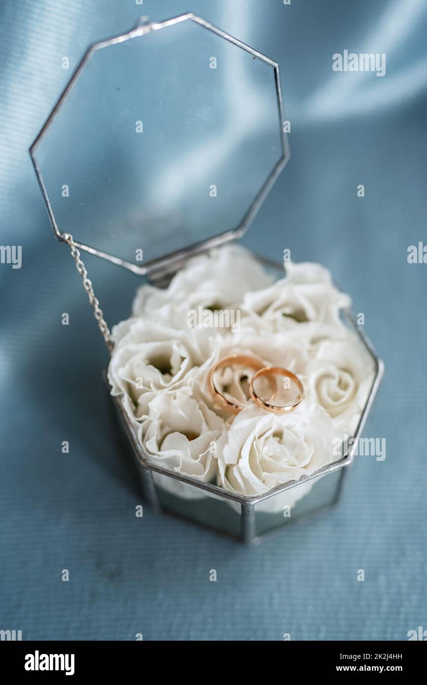 eleganti decorazioni per matrimoni Foto Stock