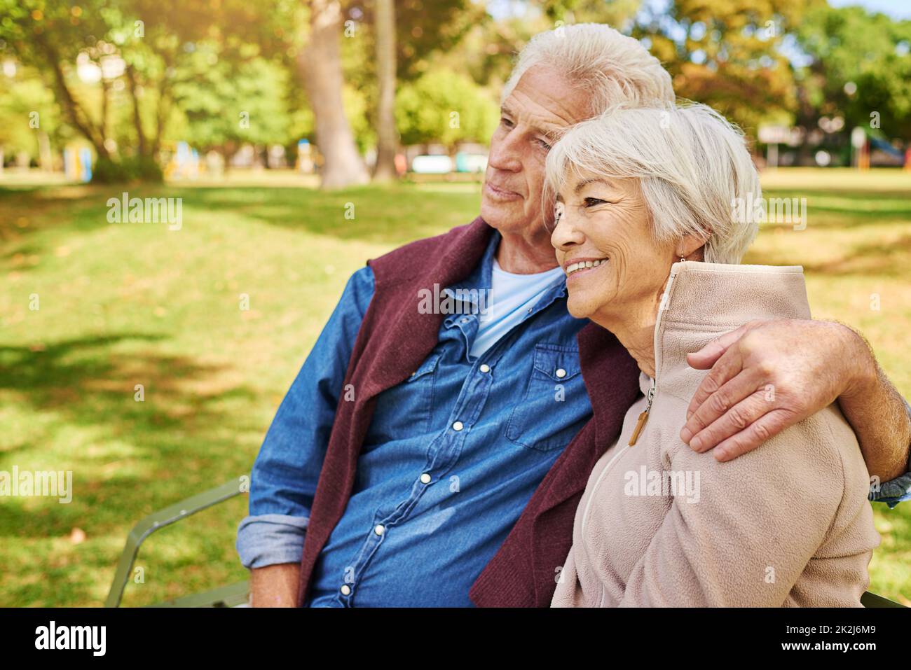 Avere qualcuno per crescere vecchio con è una cosa bella Foto Stock