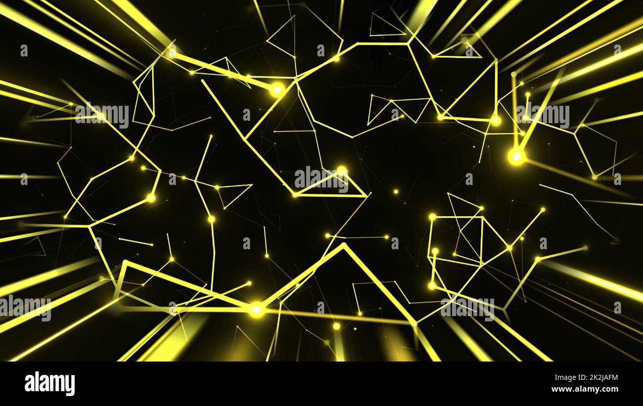 Astratto Plexus tecnologia Scienza e Ingegneria background Foto Stock