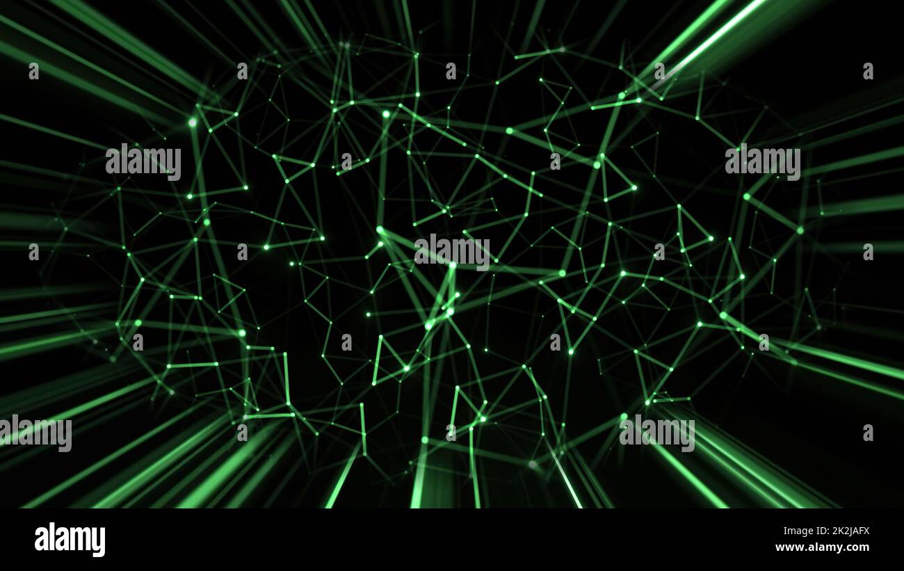 Astratto Plexus tecnologia Scienza e Ingegneria background Foto Stock