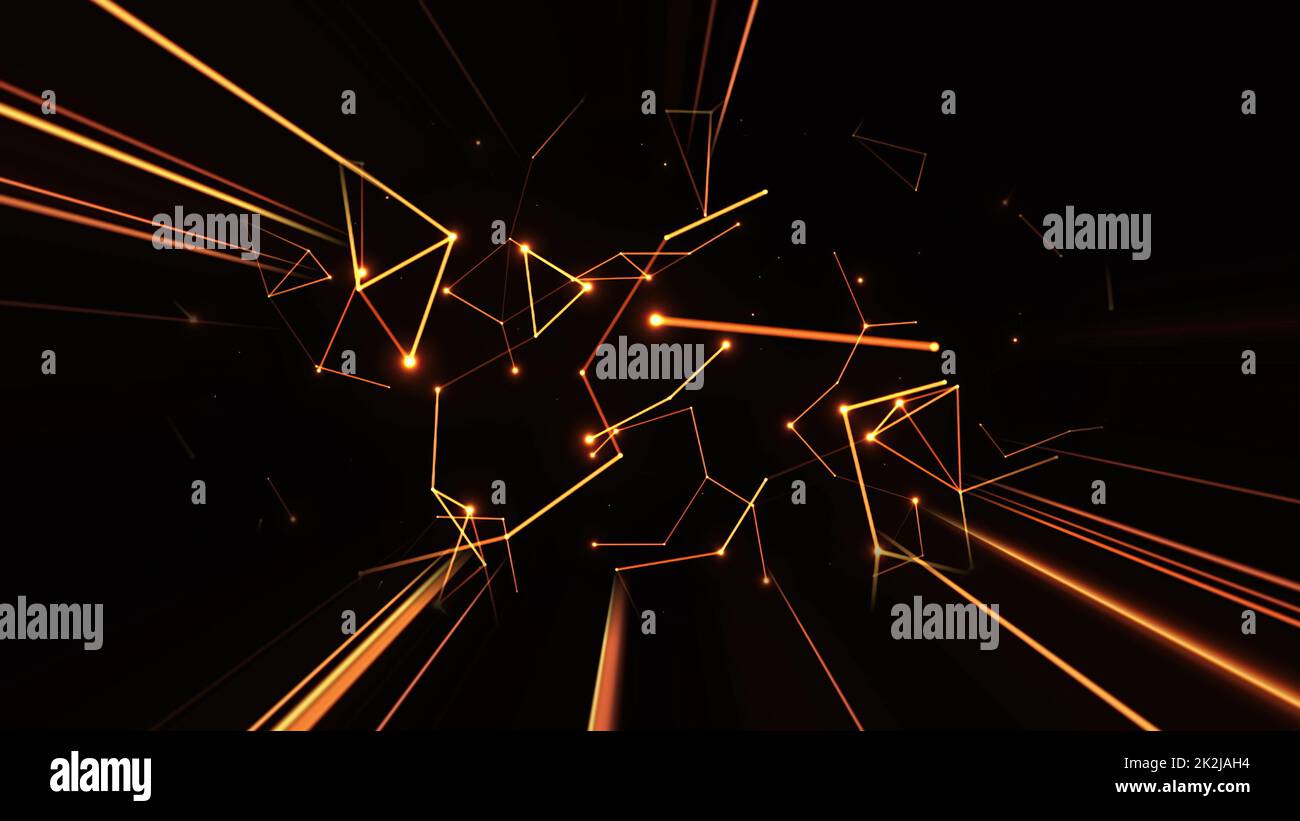 Astratto Plexus tecnologia Scienza e Ingegneria background Foto Stock