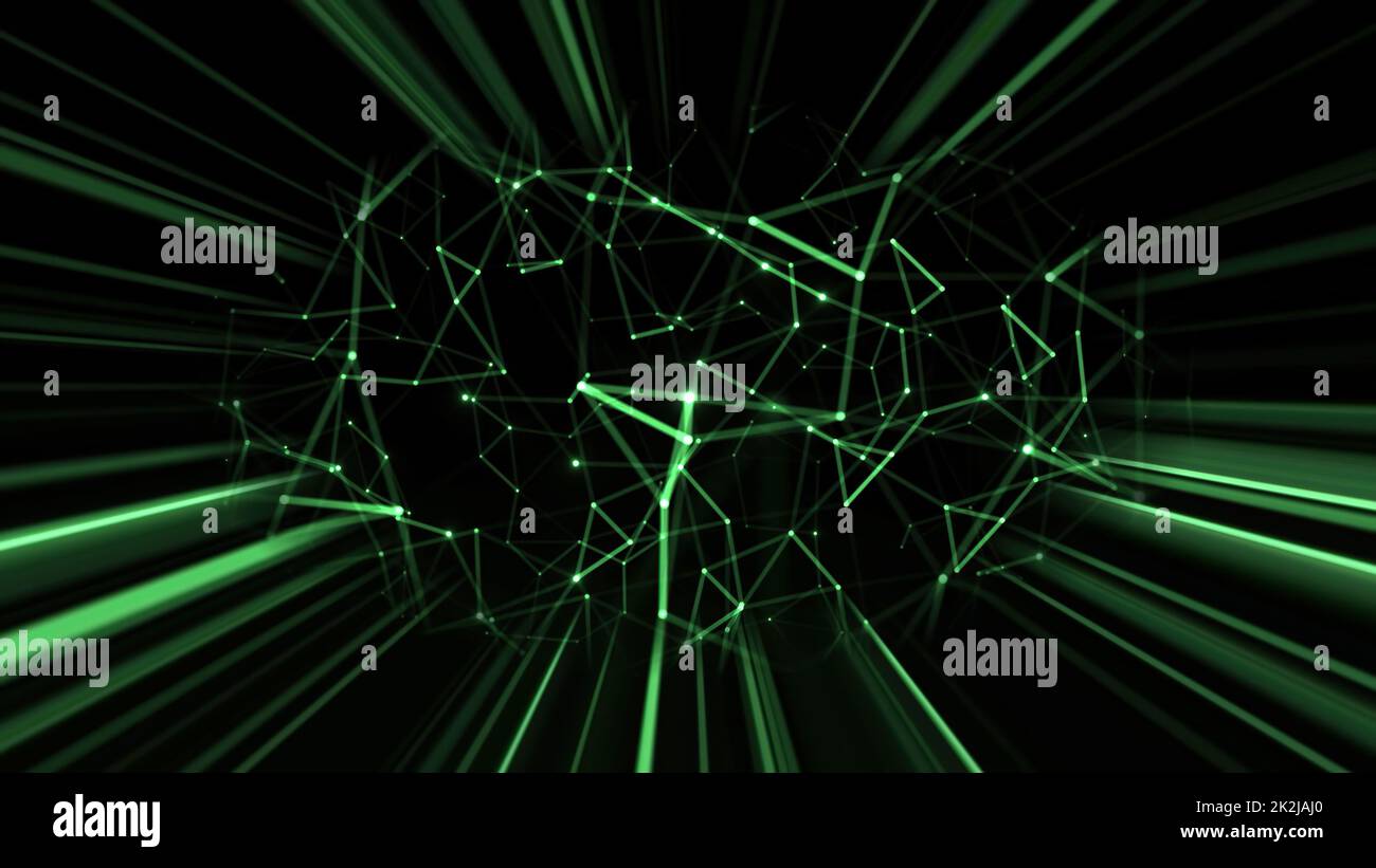 Astratto Plexus tecnologia Scienza e Ingegneria background Foto Stock