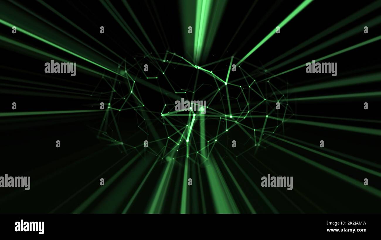 Astratto Plexus tecnologia Scienza e Ingegneria background Foto Stock