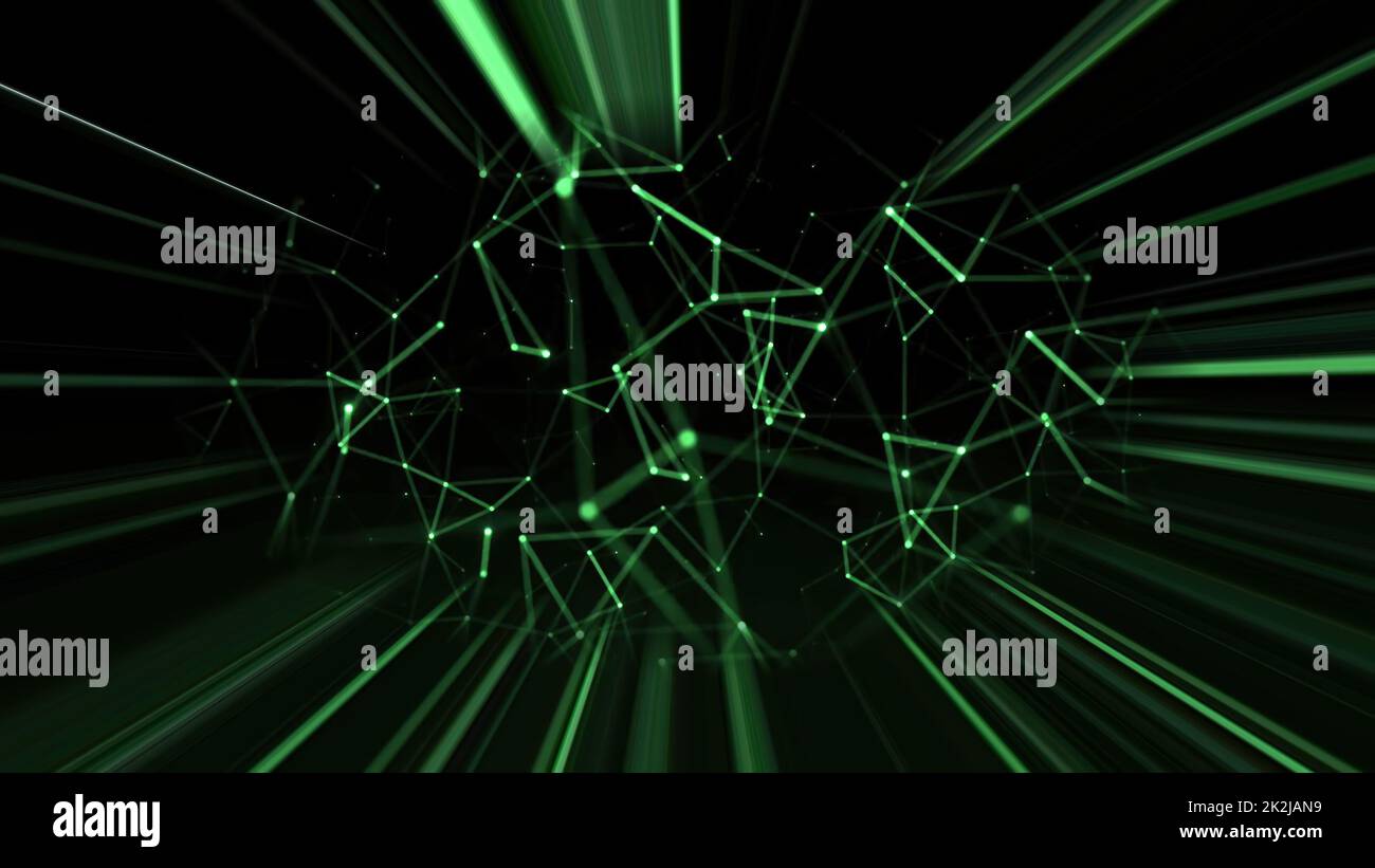 Astratto Plexus tecnologia Scienza e Ingegneria background Foto Stock