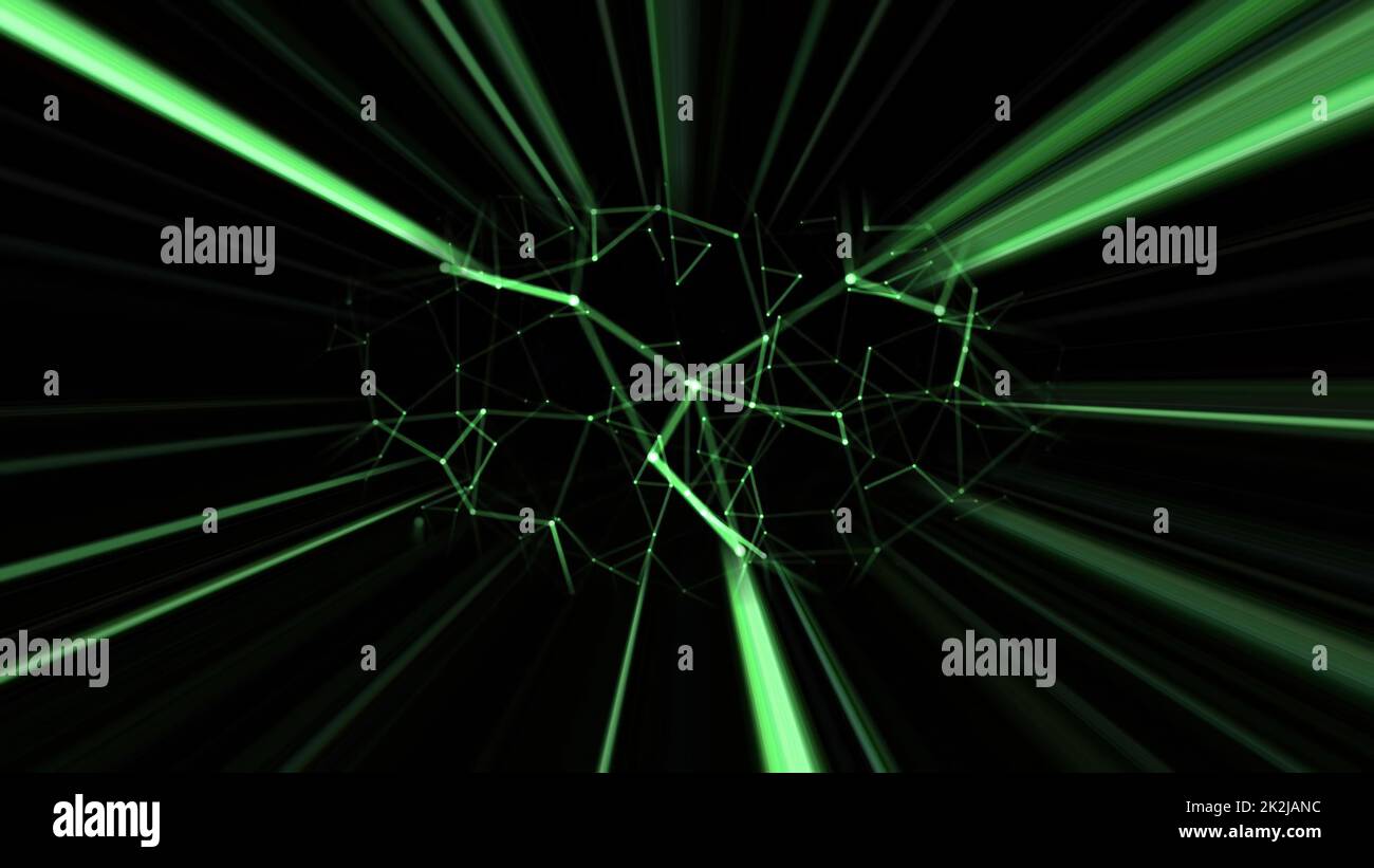 Astratto Plexus tecnologia Scienza e Ingegneria background Foto Stock