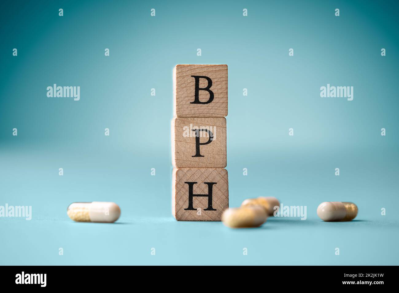 Ingrossamento della malattia della prostata e dell'età Foto Stock