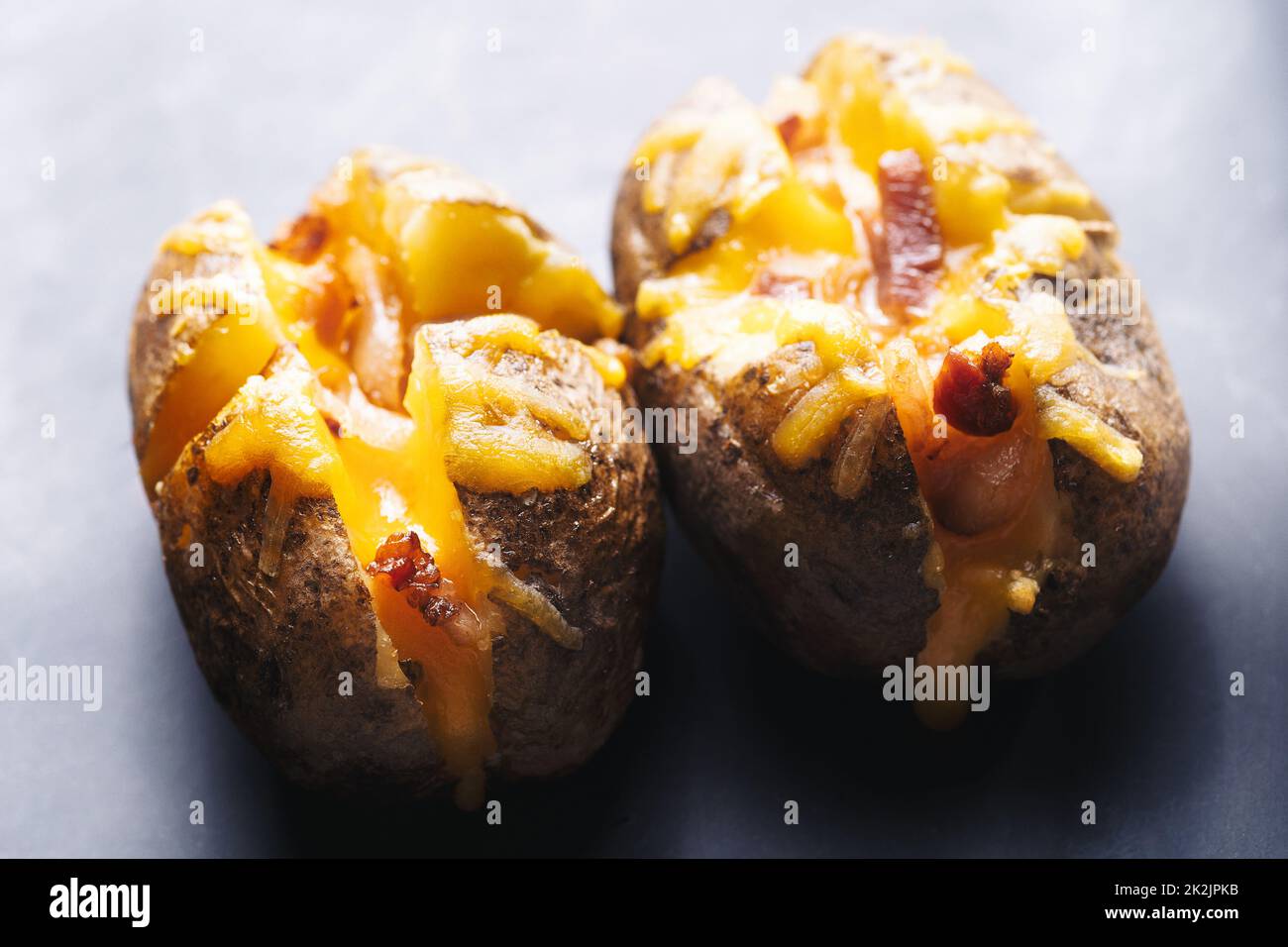 patate cheesy giacca Foto Stock