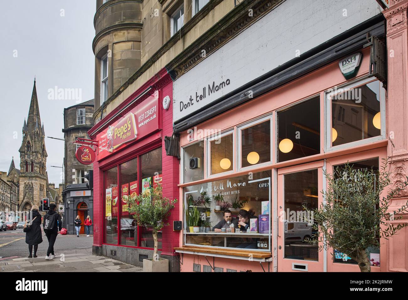 Edimburgo Scozia, Regno Unito 22 settembre 2022. Vista generale di Do Not Tell Mama Coffee Bar, Home Street, Tollcross. Credit sst/alamy live news Foto Stock