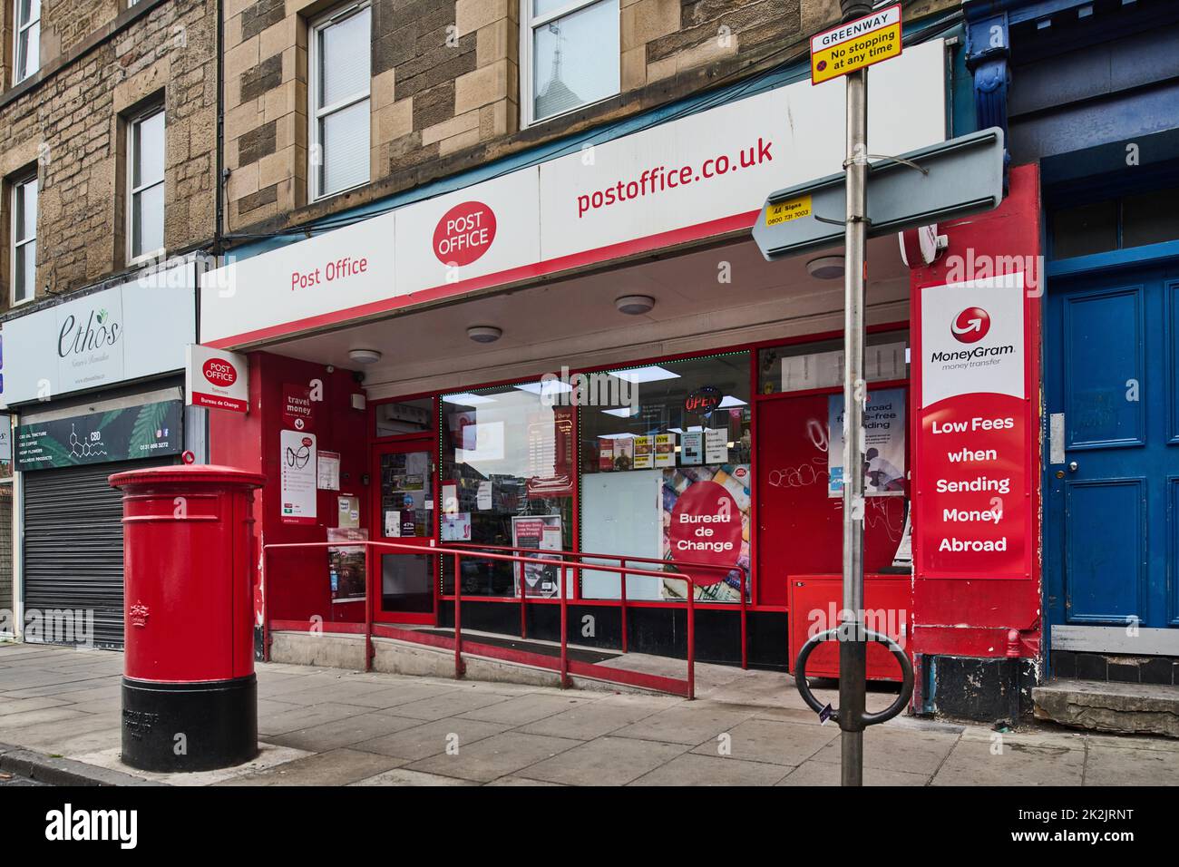 Edimburgo Scozia, Regno Unito 22 settembre 2022. Vista generale dell'Ufficio postale, Tollcross. Credit sst/alamy live news Foto Stock